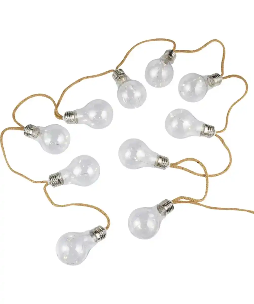 Bild 1 von Solar-Lichterkette Glühbirnen, braun