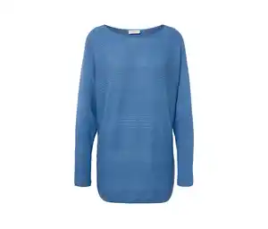 Feinstrickpullover, blau