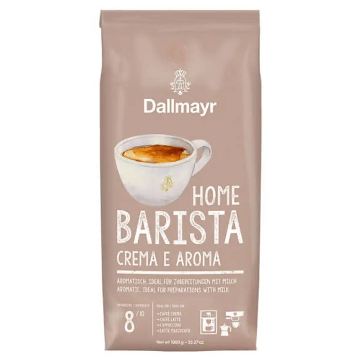 Bild 1 von DALLMAYR Home Barista 1 kg, Crema e Aroma