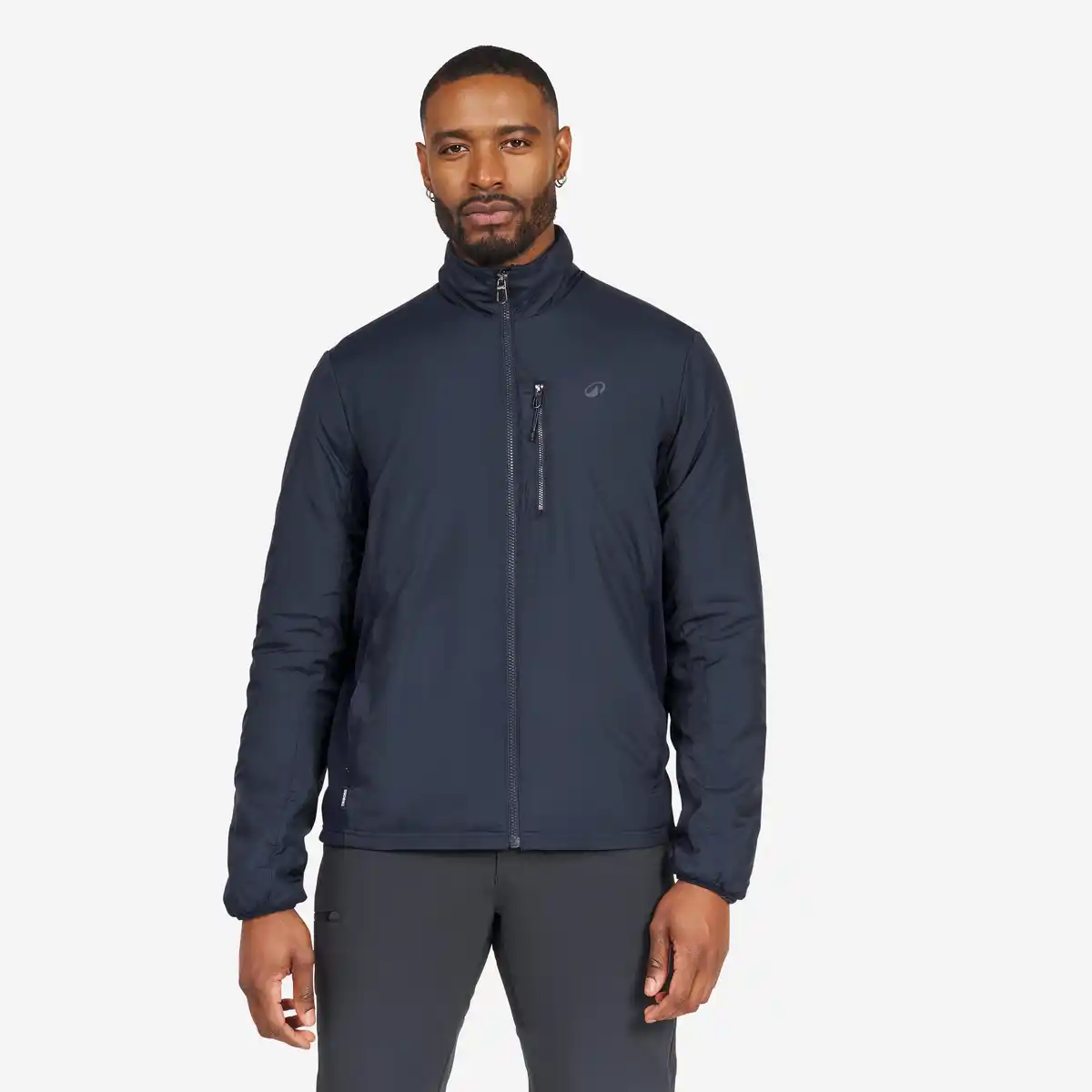 Bild 1 von DECATHLON Jacke Herren winddicht warm leicht fleecegefüttert 500 marineblau