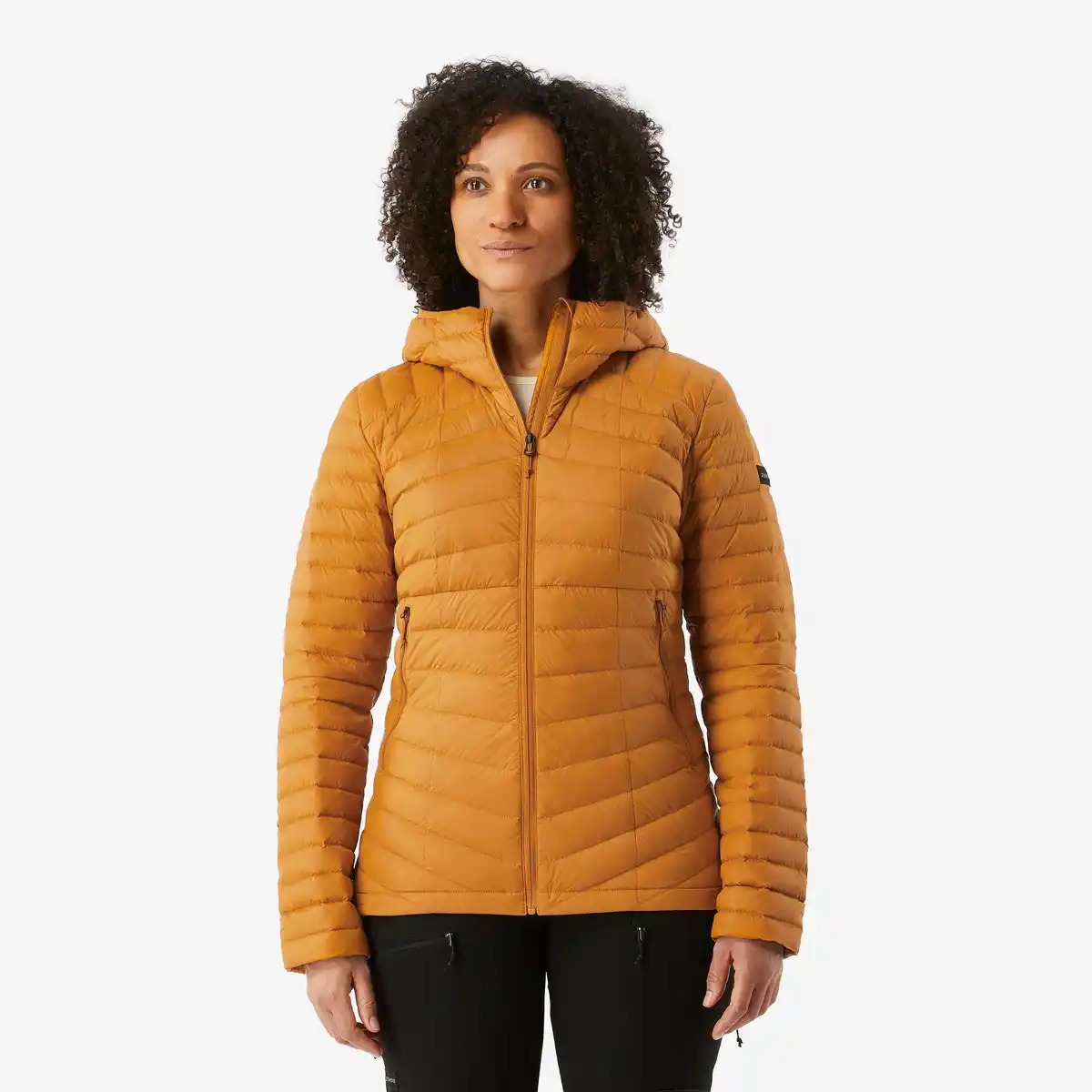 Bild 1 von FORCLAZ Daunenjacke Damen Kapuze bis -5 °C Trekking - MT100