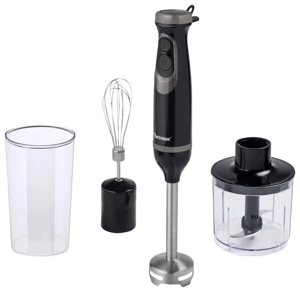 Bild 1 von BESTRON Stabmixer-Set »ASM600TG«, 4-teilig