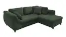 Bild 1 von Ecksofa Cord grün Schlaffunktion Bettkasten OT rechts - LUNARO