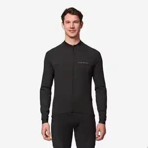 VAN RYSEL Radtrikot langarm RC100 Herren schwarz