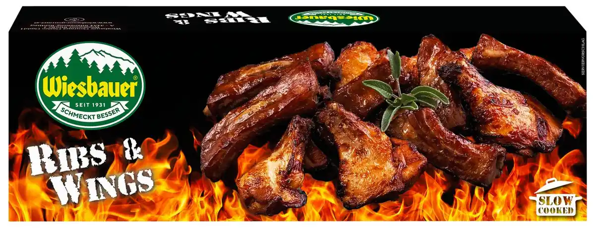 Bild 1 von WIESBAUER Grillbox Ribs & Wings, 800-g-Packg.