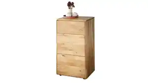 Kommode mit Schublade Wildeiche massiv geölt 51 cm - YUKON