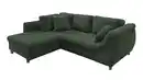 Bild 1 von Ecksofa Cord grün Schlaffunktion Bettkasten OT links - LUNARO