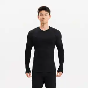 KIPSTA Damen/Herren Funktionsshirt langarm seamless ‒ Keepdry schwarz