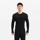 Bild 1 von KIPSTA Damen/Herren Funktionsshirt langarm seamless ‒ Keepdry schwarz