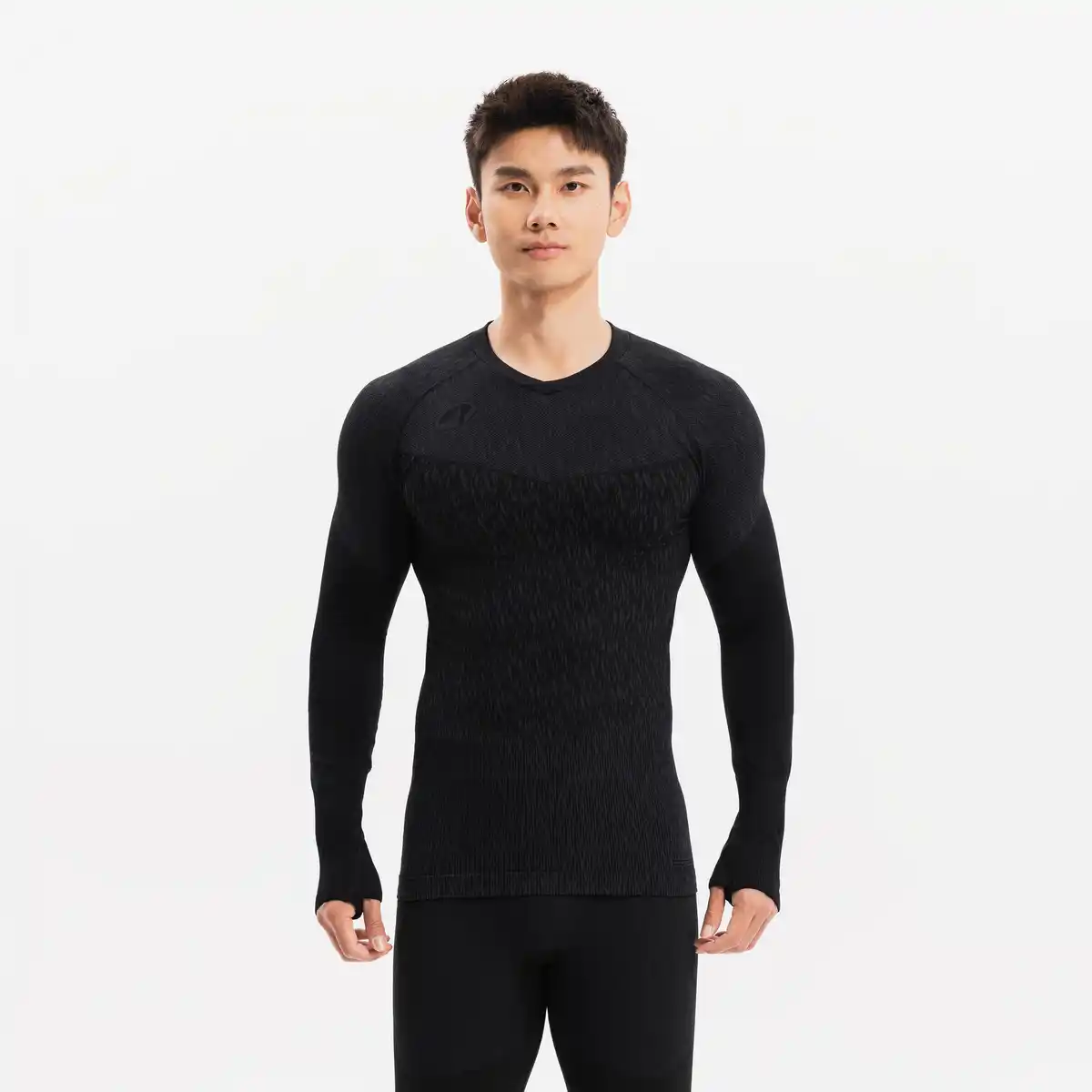 Bild 1 von KIPSTA Damen/Herren Funktionsshirt langarm seamless ‒ Keepdry schwarz