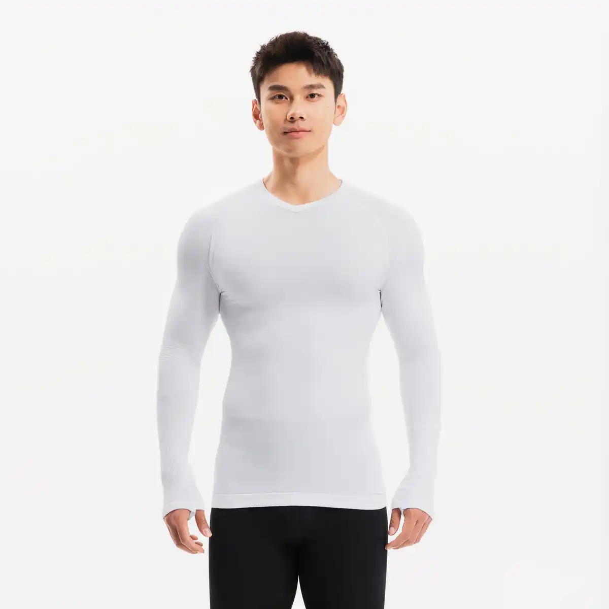 Bild 1 von KIPSTA Damen/Herren Funktionsshirt langarm seamless ‒ Keepdry weiß
