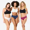 Bild 1 von DECATHLON Sportslips Damen nahtlos 3er-Pack - 3 Farben