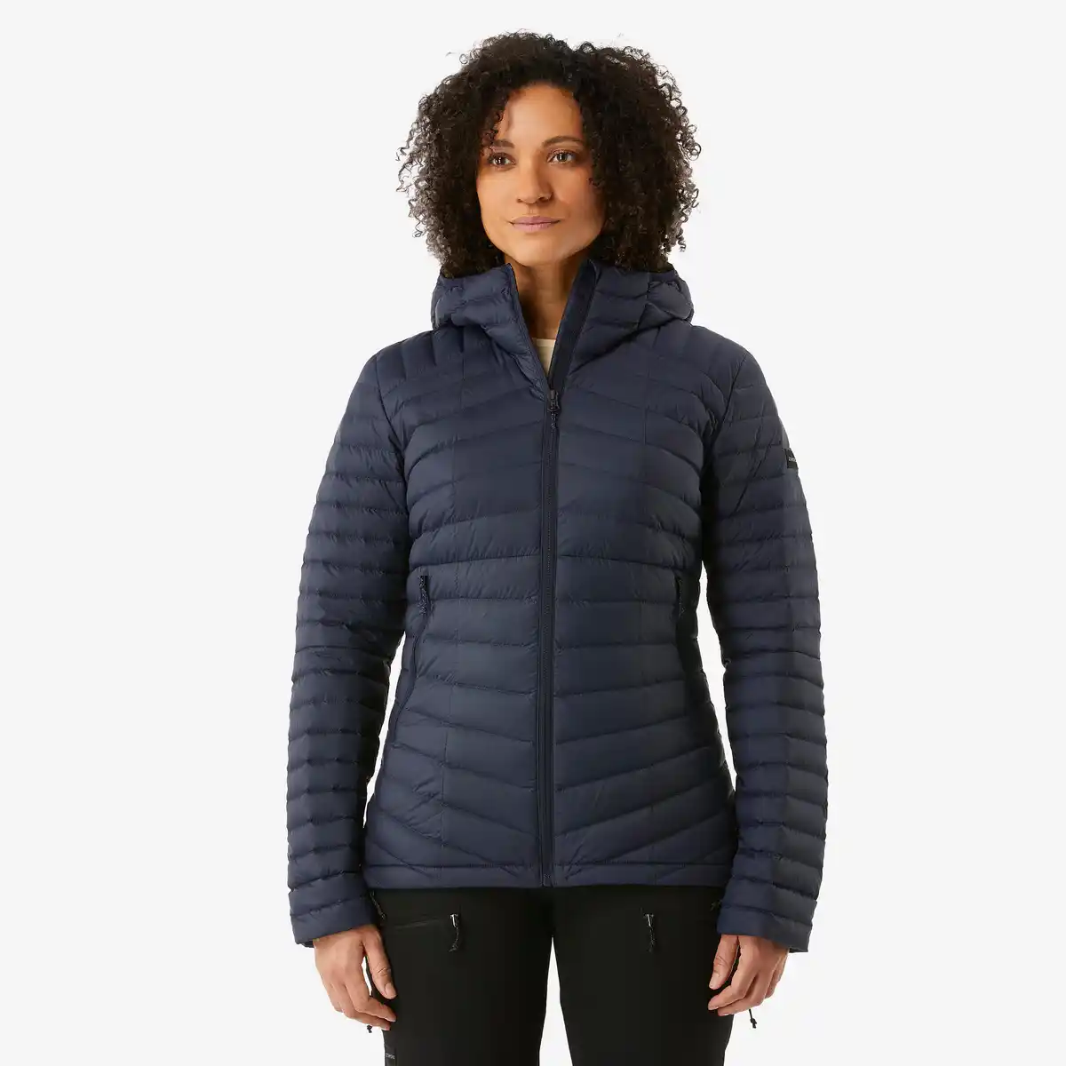 Bild 1 von FORCLAZ Daunenjacke Damen Kapuze bis -5 °C Trekking - MT100