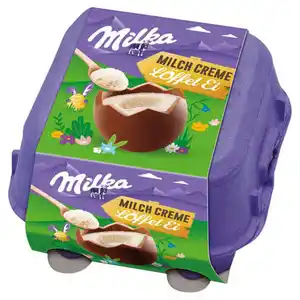 MILKA Löffel Ei 136 g, Milchcreme