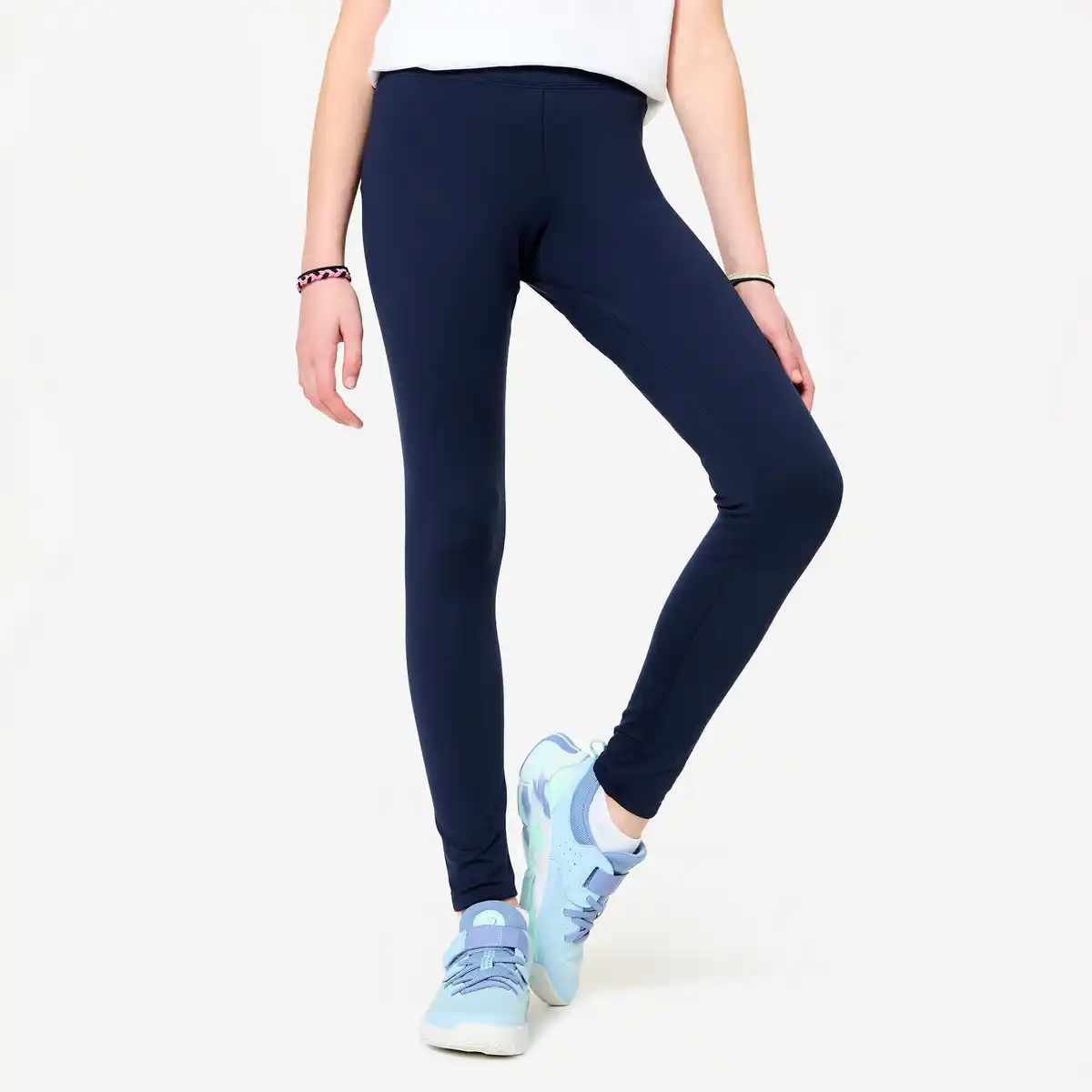 Bild 1 von DOMYOS Leggings Kinder warm atmungsaktiv - blau