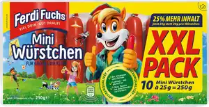 FERDI FUCHS Mini-Würstchen, 10 St. = 250-g-Packg.
