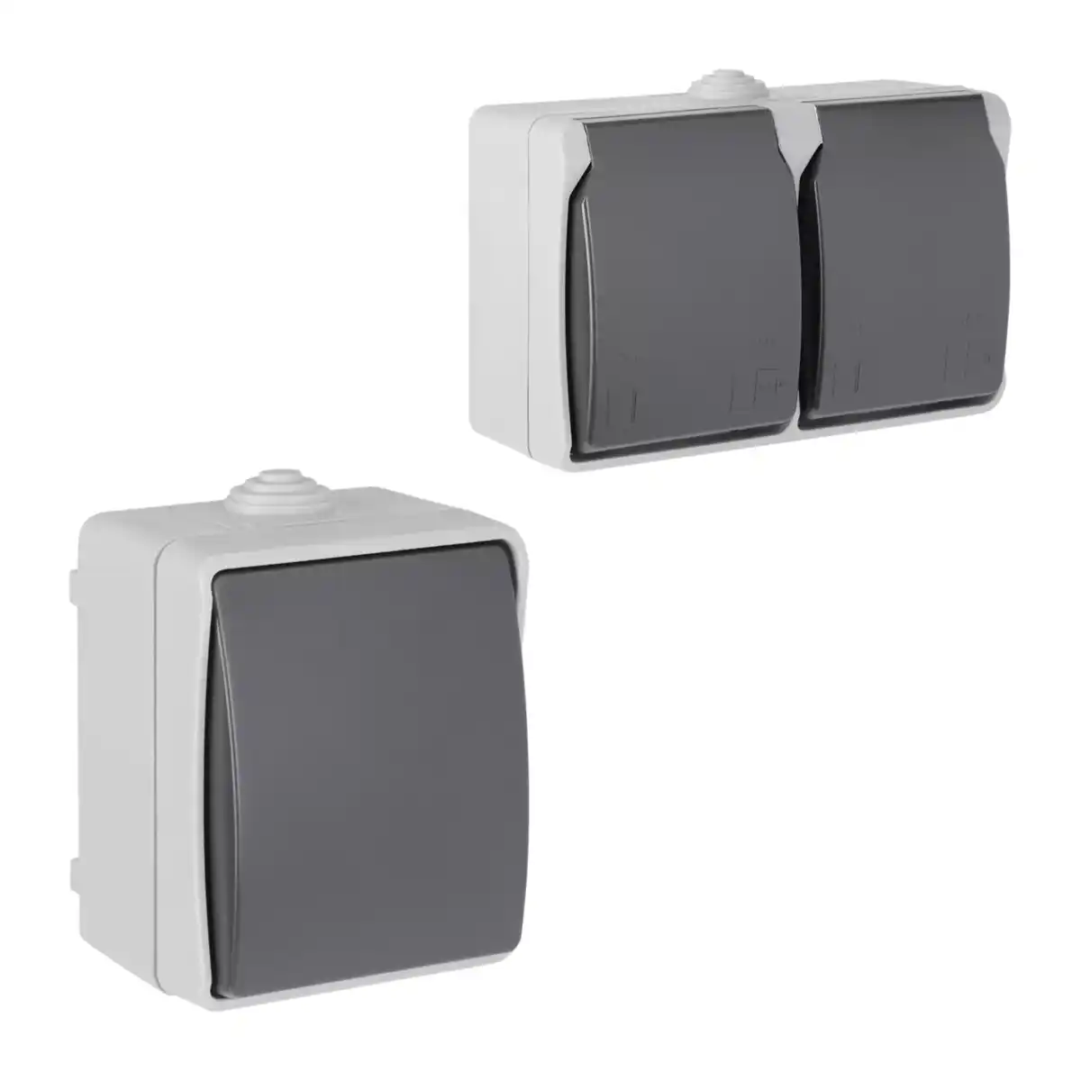 Bild 1 von WORKZONE Feuchtraum-Schalter / -Steckdose