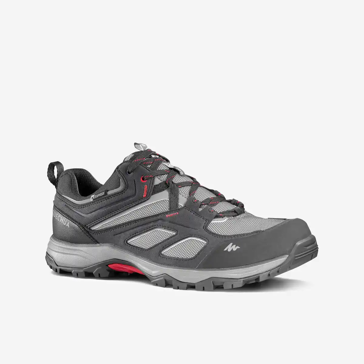 Bild 1 von QUECHUA Wanderschuhe Herren wasserdicht - MH100 grau