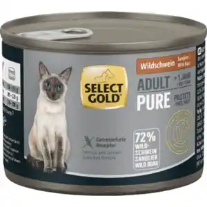SELECT GOLD Pure Adult Paté Wildschwein 6x200 g
