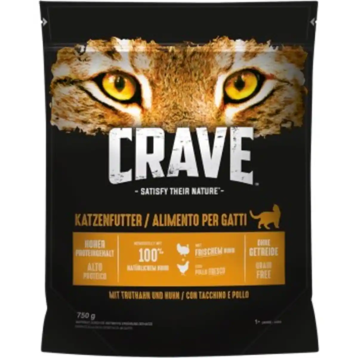 Bild 1 von CRAVE mit Truthahn und Huhn 750 g