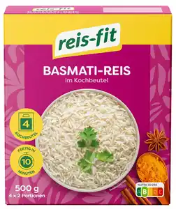 REIS-FIT Basmati-Reis, 4 St. = 500-g-Packg.