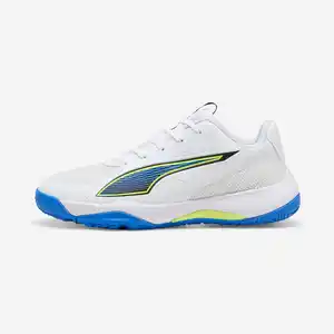 DECATHLON Kinder Handballschuhe - Accelerate 4 weiß/blau/rot