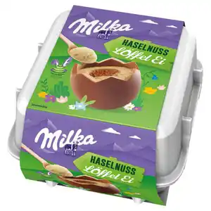 MILKA Löffel Ei 136 g, Haselnuss