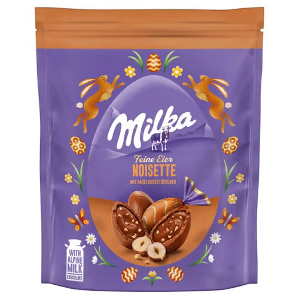 Bild 1 von MILKA Feine Eier 90 g, Noisette
