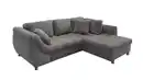 Bild 1 von Ecksofa Cord grau Schlaffunktion Bettkasten OT rechts - LUNARO