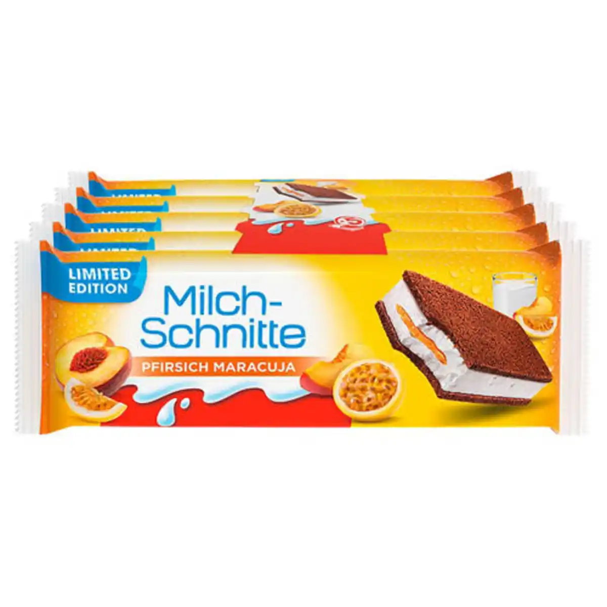 Bild 1 von KINDER Milchschnitte 5 x 28 g, Pfirsich-Maracuja