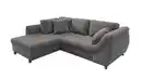 Bild 1 von Ecksofa Cord grau Schlaffunktion Bettkasten OT links - LUNARO