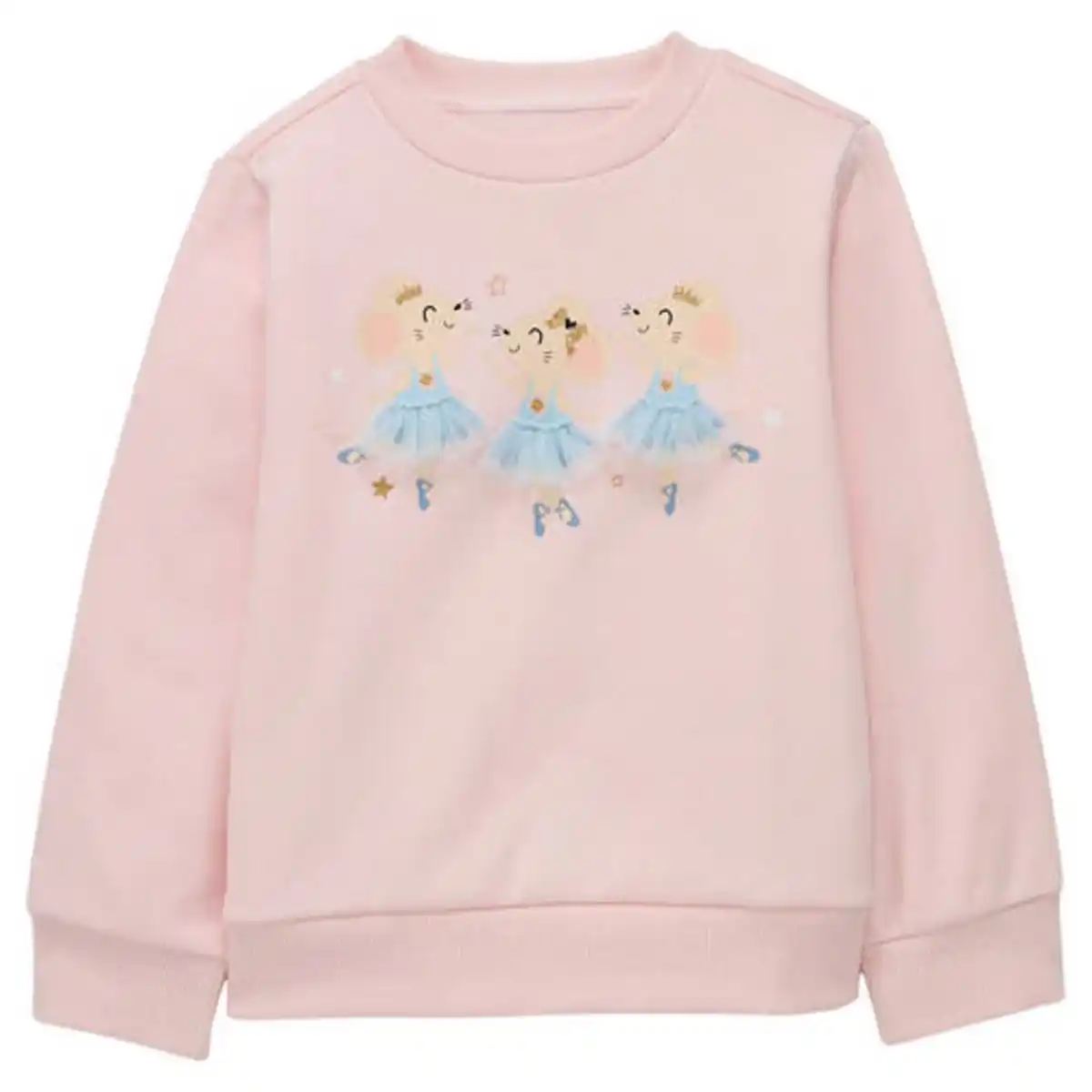 Bild 1 von LILY & DAN Kleinkinder 3D Sweatshirt, Rosa, 86/92
