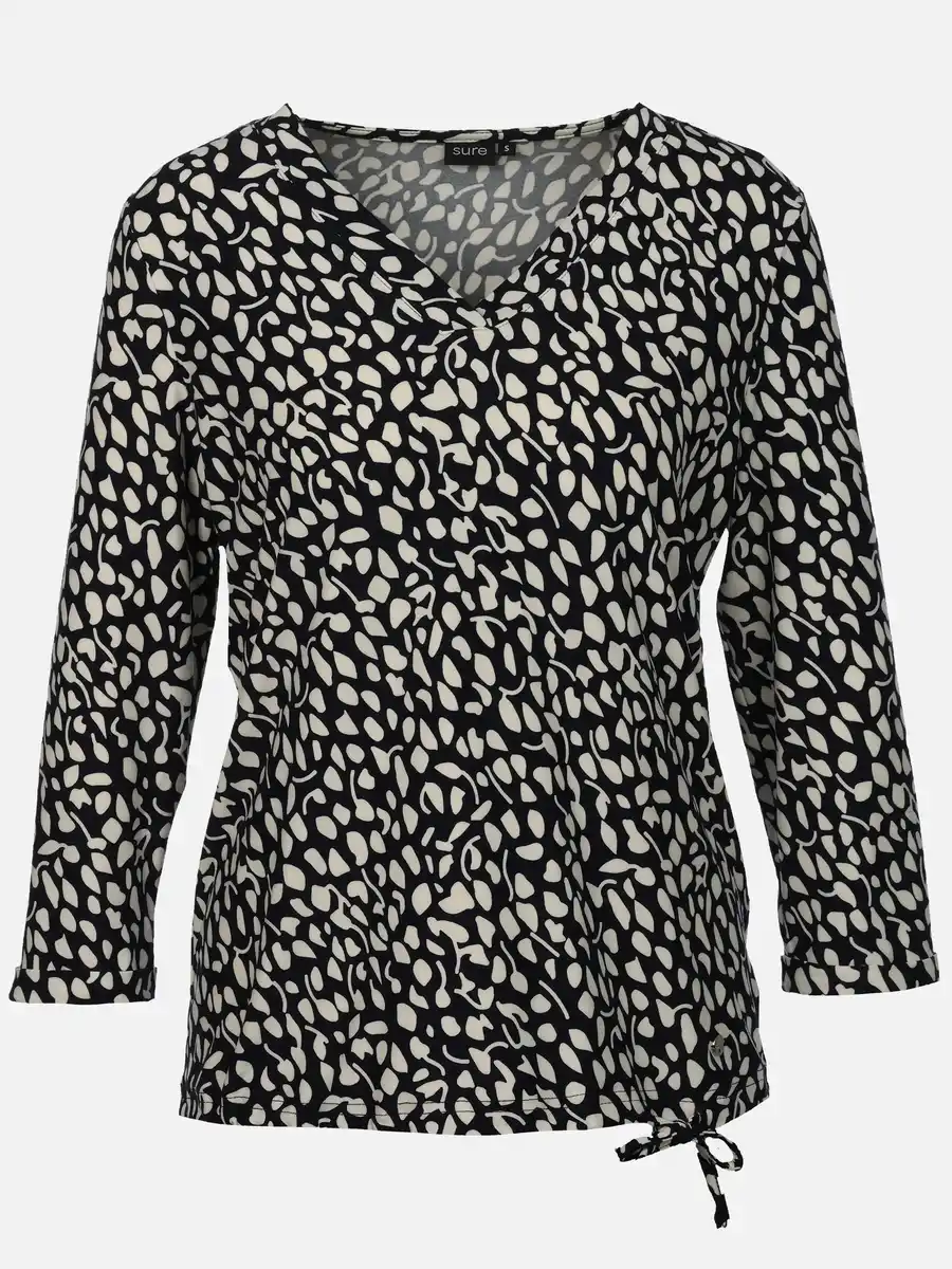 Bild 1 von Damen Shirt mit Alloverprint Weiß