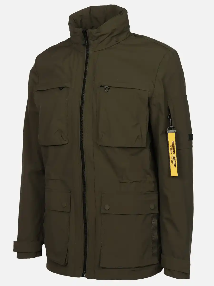 Bild 3 von Herren Fieldjacket mit Cargotaschen Oliv