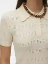 Bild 3 von Vero Moda VMLIMONE SS SCALLOP Poloshirt Beige