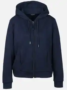 Damen Blouson im Materialmix Blau