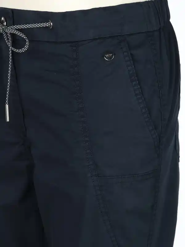 Bild 4 von Damen Chinohose mit elastischem Bund Blau
