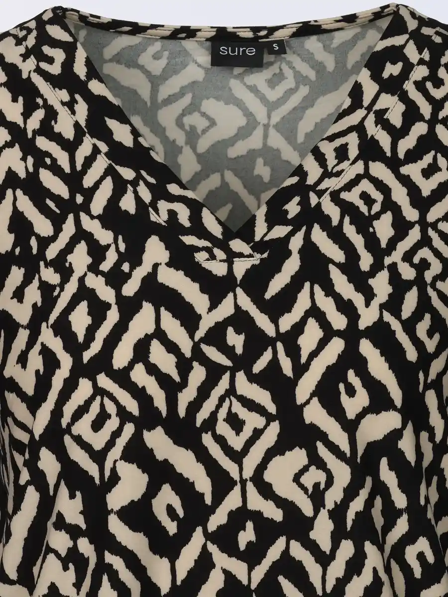 Bild 3 von Damen Shirt mit Alloverprint Rosa