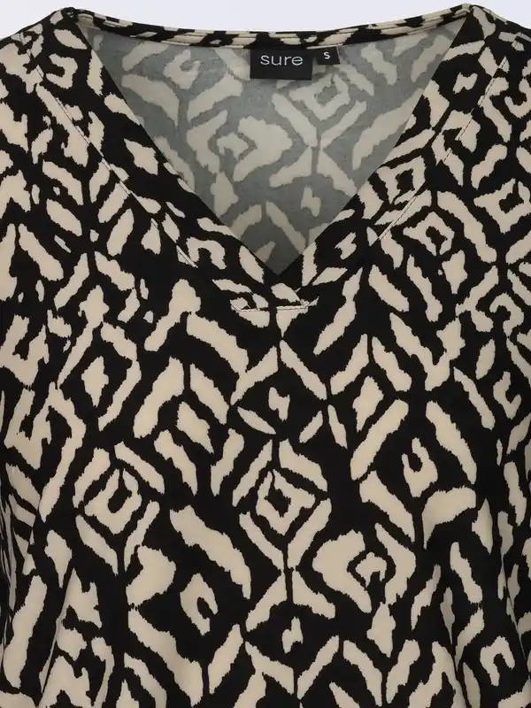 Bild 3 von Damen Shirt mit Alloverprint Rosa