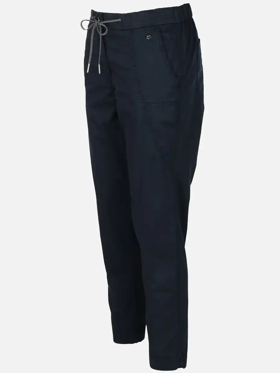 Bild 3 von Damen Chinohose mit elastischem Bund Blau