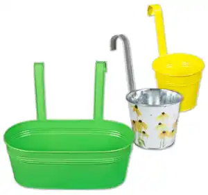 Zink-Hängegefäß für Pflanzen*