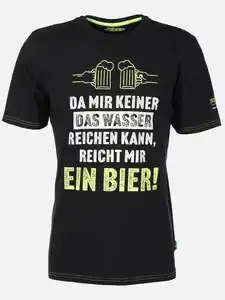 Herren Shirt mit Spruch Schwarz