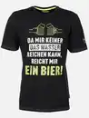Bild 1 von Herren Shirt mit Spruch Schwarz