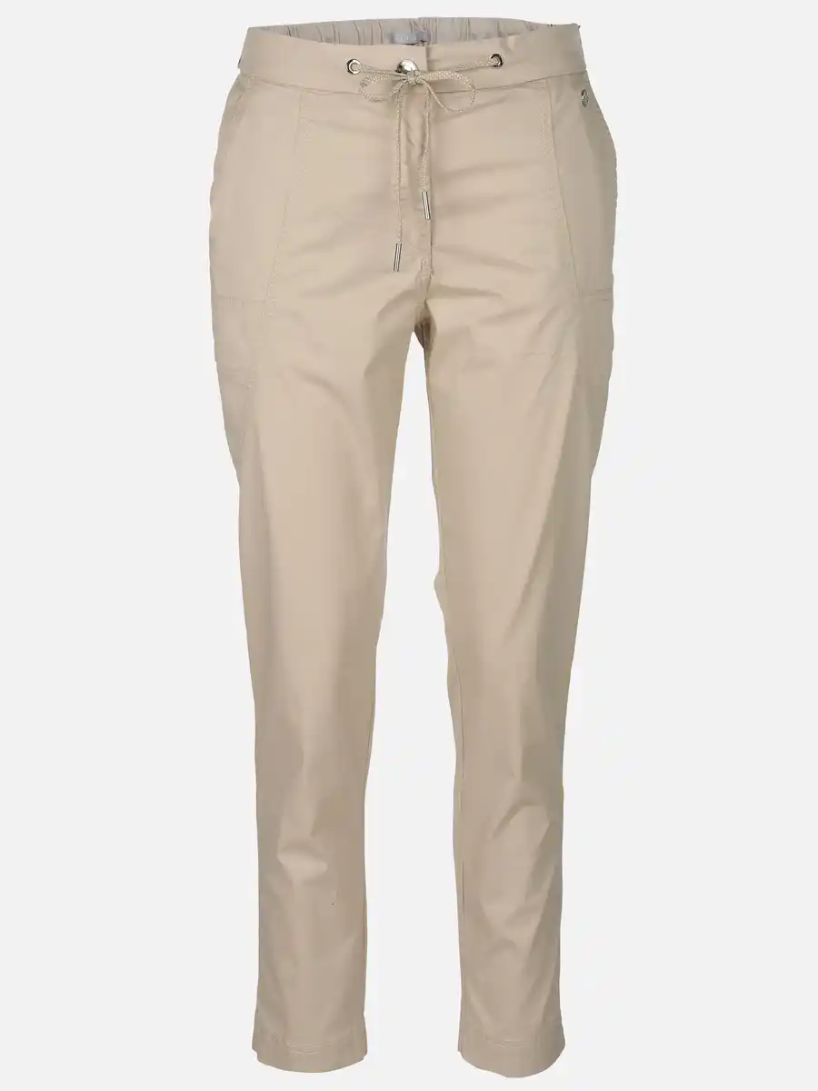Bild 1 von Damen Chinohose mit elastischem Bund Beige