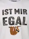 Bild 3 von Herren Shirt mit Spruch Weiß