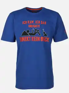 Herren Shirt mit Spruch Blau