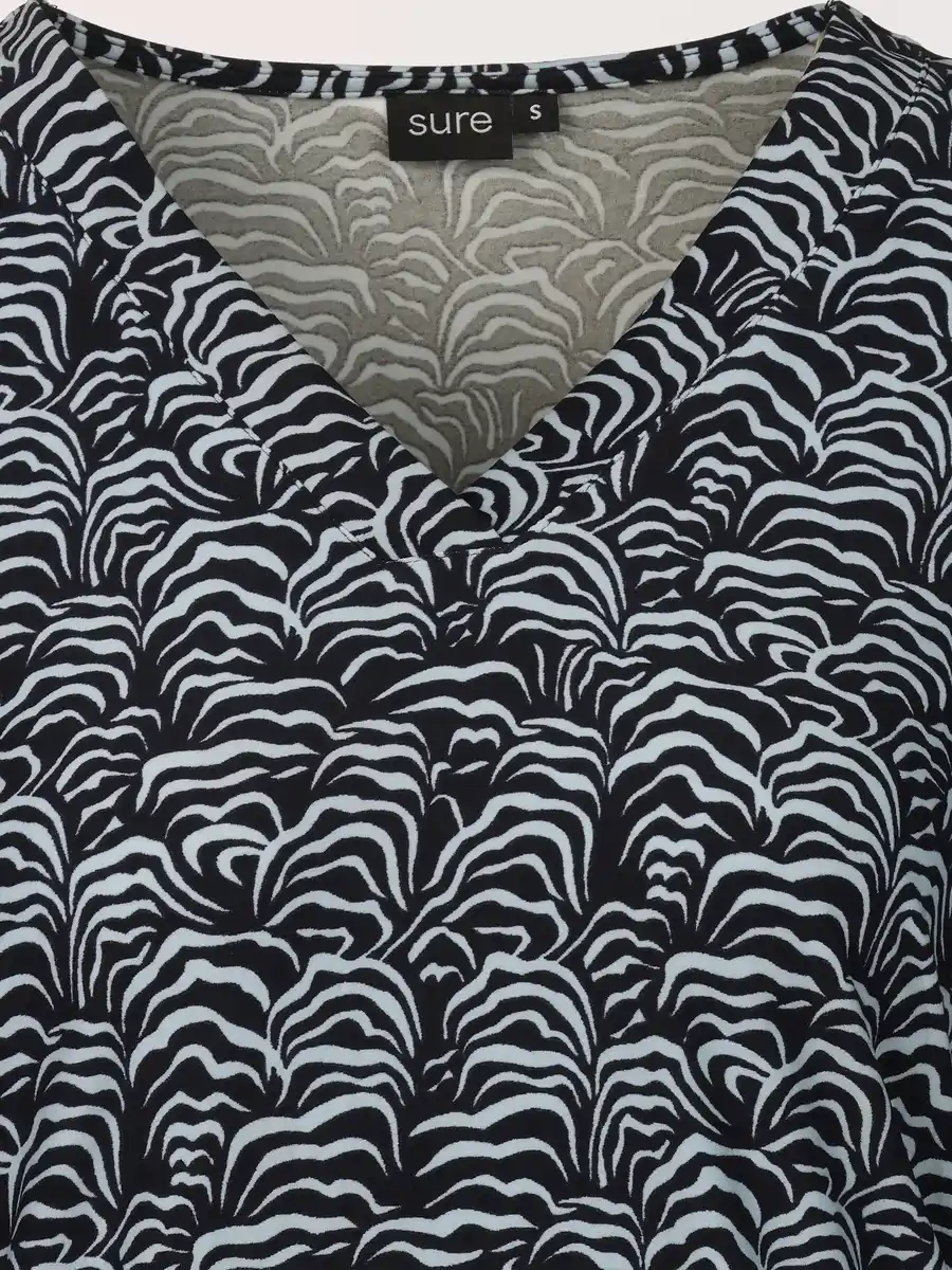 Bild 3 von Damen Shirt mit Alloverprint Pink