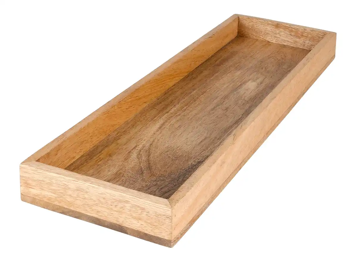 Bild 1 von Deko-Tablett Mangoholz antik