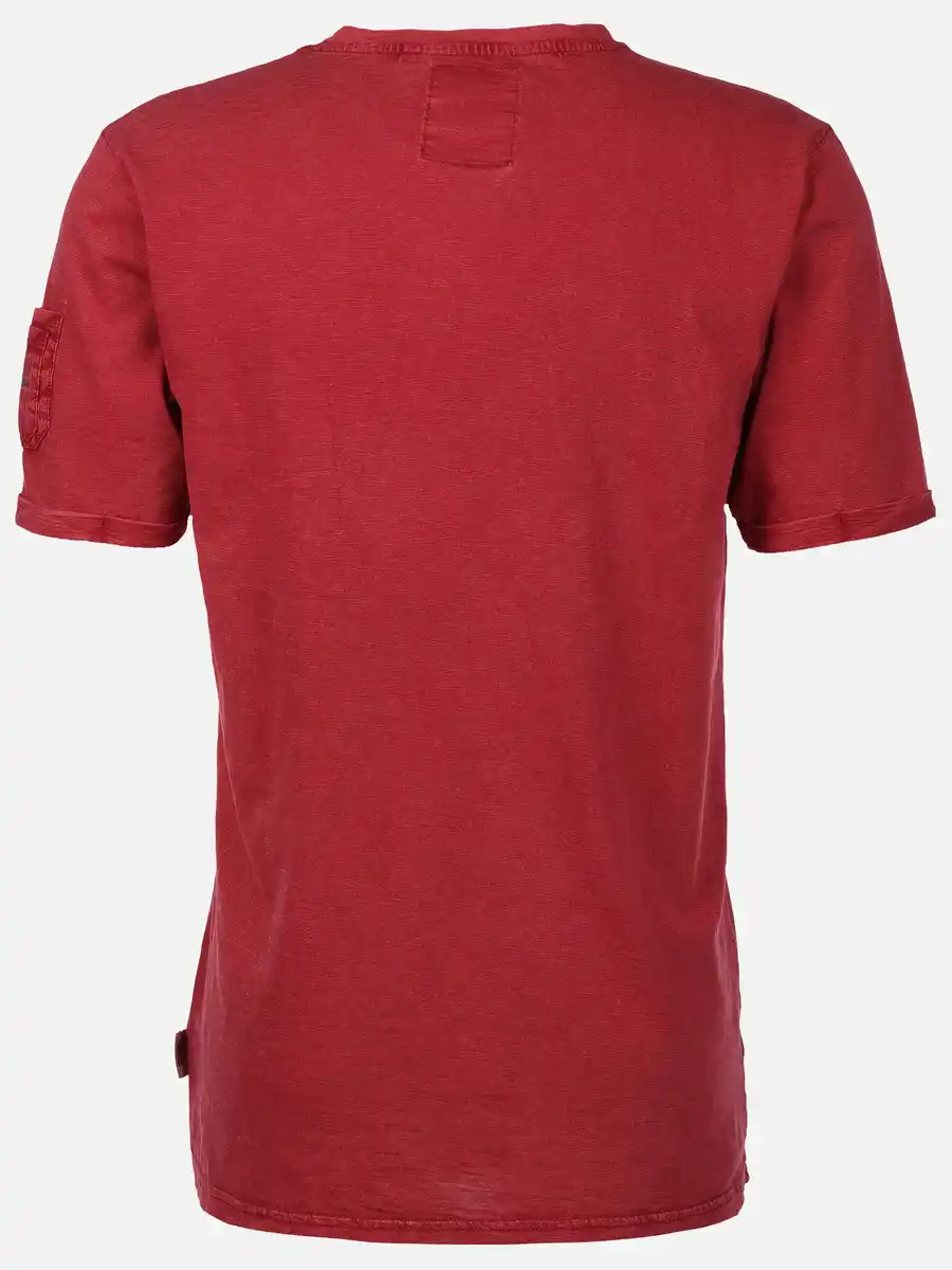 Bild 2 von Herren Shirt mit Frontprint Rot