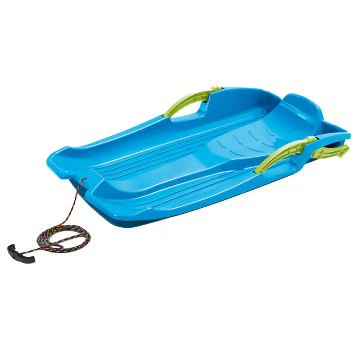 Bild 1 von Schlitten HORNET blau mit Bremse und Ziehseil